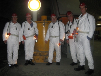 Participants in the workshops in Germany toured Asse II, one of Germanyâs two salt-based repositories, to gain insights into that facilityâs technical challenges and proposed solutions. Pictured, left to right, are an Asse II employee, Bernhard Kienzler of the Karlsruhe Institute of Technology, CBFO Chief Scientist Roger Nelson, CBFO International Programs Manager Dr. Abraham Van Luik, and Andrew Wolfsberg, Acting Deputy Division Leader for Earth and Environmental Sciences at Los Alamos National Laboratory. Participants in the workshops in Germany toured Asse II, one of Germanyâs two salt-based repositories, to gain insights into that facilityâs technical challenges and proposed solutions. Pictured, left to right, are an Asse II employee, Bernhard Kienzler of the Karlsruhe Institute of Technology, CBFO Chief Scientist Roger Nelson, CBFO International Programs Manager Dr. Abraham Van Luik, and Andrew Wolfsberg, Acting Deputy Division Leader for Earth and Environmental Sciences at Los Alamos National Laboratory.