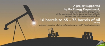 The ASP flooding technique is helping to retrieve 65-75 barrels of oil a day, an increase from the previous retrieval of 16 barrels a day. | Image by Hantz Leger. The ASP flooding technique is helping to retrieve 65-75 barrels of oil a day, an increase from the previous retrieval of 16 barrels a day. | Image by Hantz Leger.