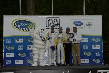 Chevrolet and Corvette Racing, pictured here at the Petit Le Mans race in Georgia, clinched the 2013 Michelin Green X Challenge Grand Touring Championship award. | Photo courtesy of Michelin Chevrolet and Corvette Racing, pictured here at the Petit Le Mans race in Georgia, clinched the 2013 Michelin Green X Challenge Grand Touring Championship award. | Photo courtesy of Michelin
