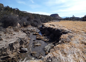 When September 2013 floods roared through the region, sites across Los Alamos National Laboratory, such as the Pueblo Canyon wetland, were damaged. When September 2013 floods roared through the region, sites across Los Alamos National Laboratory, such as the Pueblo Canyon wetland, were damaged.