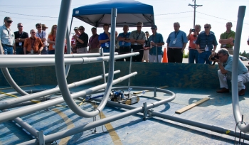 EMâs Office of D&D and Facility Engineering is preparing a five-year strategic plan to include key areas such as robotic and remote system development. EM has employed robots such as Tizzy, shown here, which removed high-level solid radioactive material from underground waste tanks. Photographers and other admirers watch as Tizzy readies for a mission of nuclear waste removal at the Savannah River Site. EMâs Office of D&D and Facility Engineering is preparing a five-year strategic plan to include key areas such as robotic and remote system development. EM has employed robots such as Tizzy, shown here, which removed high-level solid radioactive material from underground waste tanks. Photographers and other admirers watch as Tizzy readies for a mission of nuclear waste removal at the Savannah River Site.