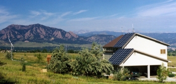 Producing clean energy not only saves money in the long term, but also provides independence and the satisfaction of knowing your actions are helping the environment.|Photo courtesy of Jim Green, National Renewable Energy Lab. Producing clean energy not only saves money in the long term, but also provides independence and the satisfaction of knowing your actions are helping the environment.|Photo courtesy of Jim Green, National Renewable Energy Lab.