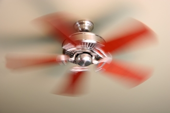 Ceiling fans are a great way to efficiently cool your house in the summer. | Photo courtesy of ©iStockphoto.com/Solidago Ceiling fans are a great way to efficiently cool your house in the summer. | Photo courtesy of ©iStockphoto.com/Solidago