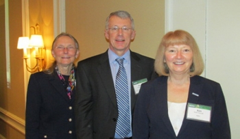 The 2013 Peer Review opened on April 22, with a plenary session. Pictured onstage are Kate Baker (left), Peer Review Chairwoman; Douglas Hollett, former GTO Director; and Bobi Garrett, Deputy Laboratory Director, National Renewable Energy Laboratory. The 2013 Peer Review opened on April 22, with a plenary session. Pictured onstage are Kate Baker (left), Peer Review Chairwoman; Douglas Hollett, former GTO Director; and Bobi Garrett, Deputy Laboratory Director, National Renewable Energy Laboratory.