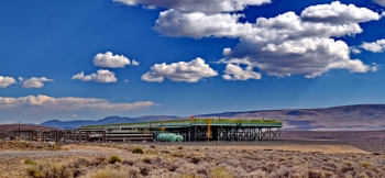 The McGuiness Hills Geothermal Power Plant in Lander County, Nevada generates 30 MW and has been in operation since 2012 | photo courtesy of Geothermal Resources Council The McGuiness Hills Geothermal Power Plant in Lander County, Nevada generates 30 MW and has been in operation since 2012 | photo courtesy of Geothermal Resources Council