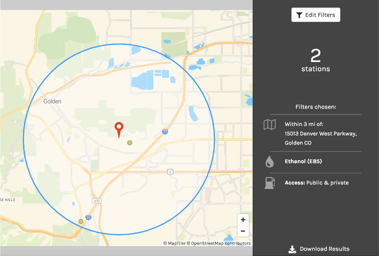 Screenshot of FleetDASH.