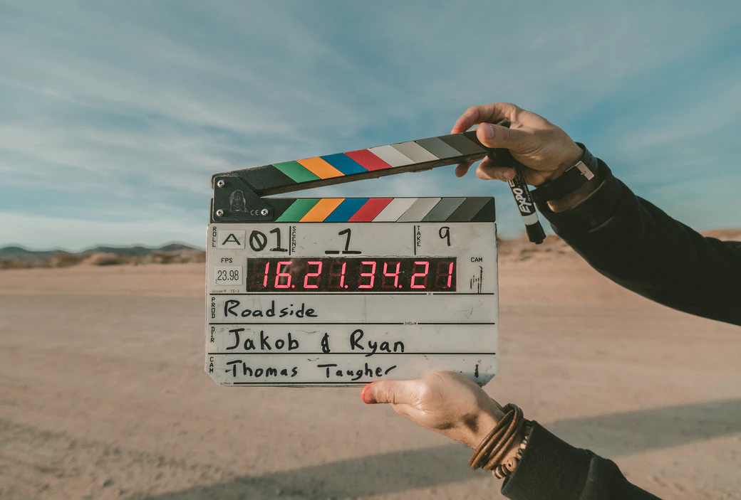 Picture of a video shooting set