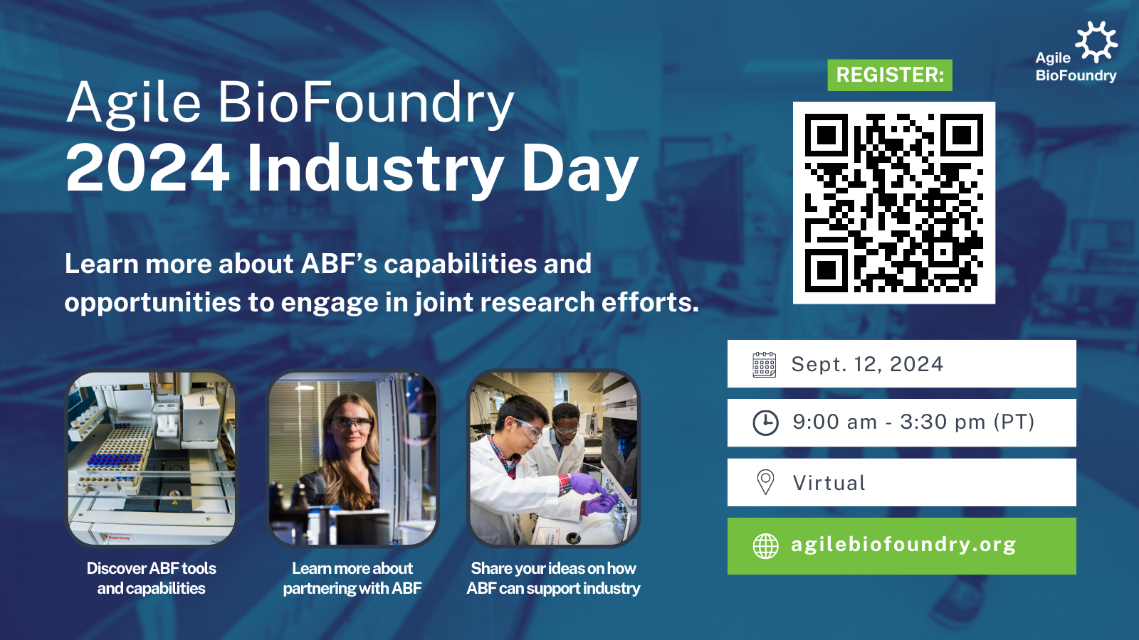 Register Today! U.S. Department of Energy Agile BioFoundry Consortium’s ...