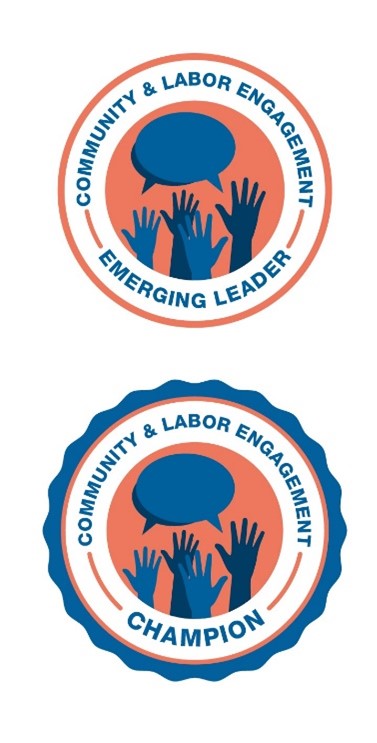 Emerging Leader and Champion Better Borrower Badges