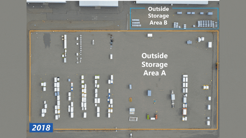 rotating images of the Hanford Site