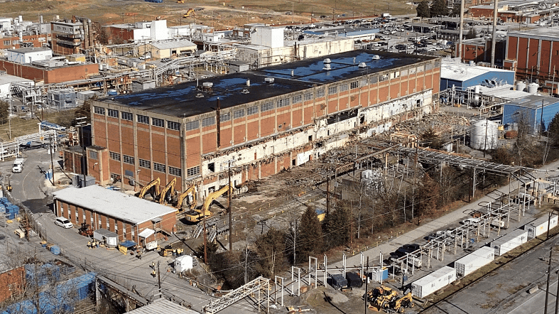 Rotating images of the Oak Ridge Site