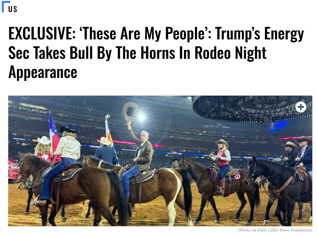 Secretary Wright at Houston Rodeo