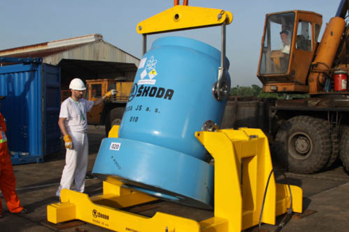 Removing highly enriched uranium (HEU) from Vietnam.