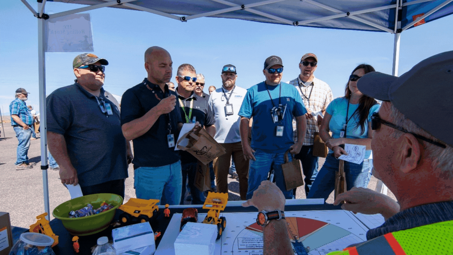Rotating set of images from a Safety Day event at the Idaho site