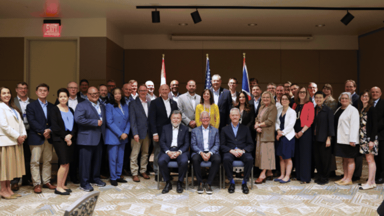 Rotating set of images of the Waste Management conference