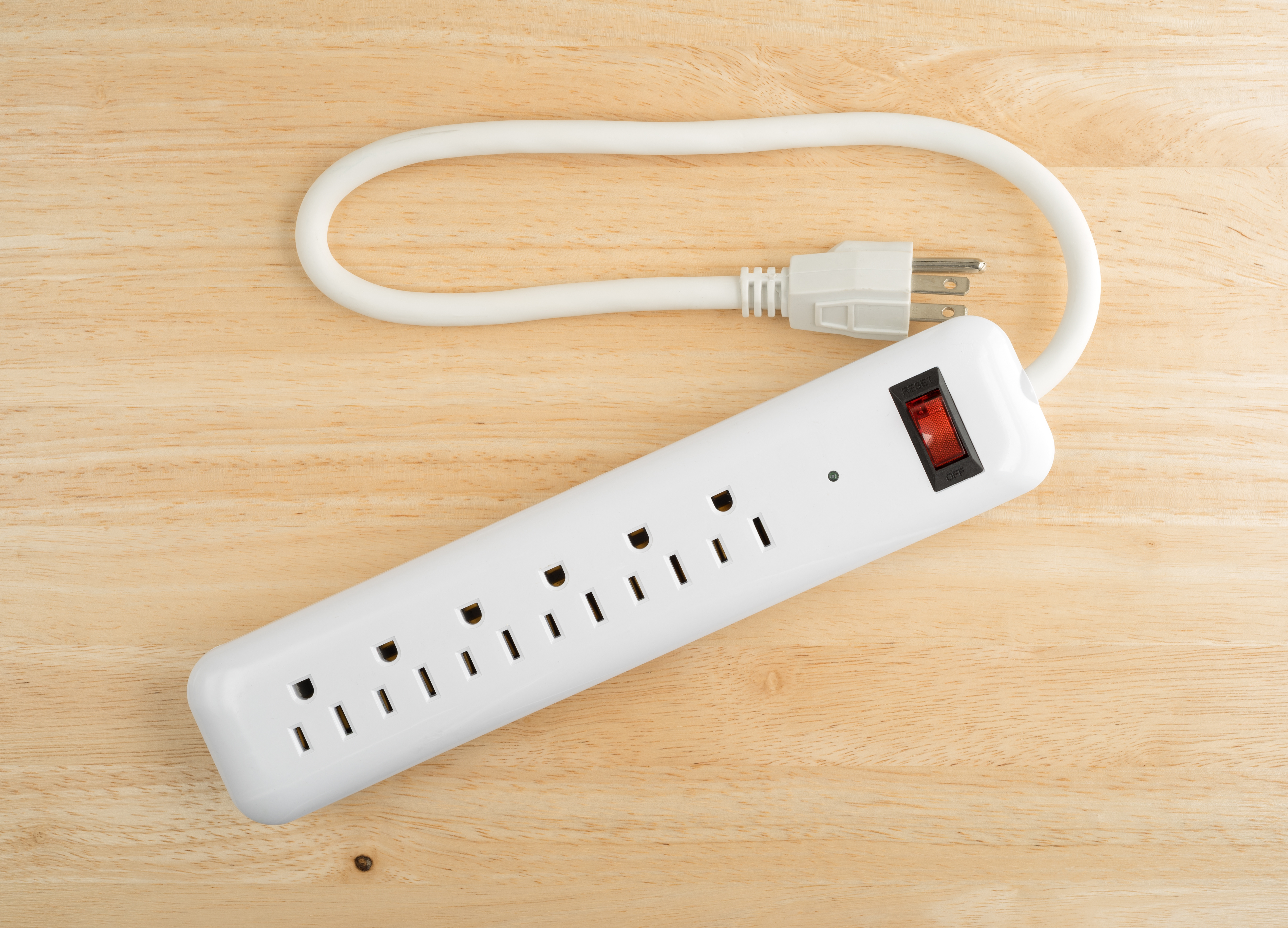 Replace Power Strips with a Tower Surge Protector to Clean Up 