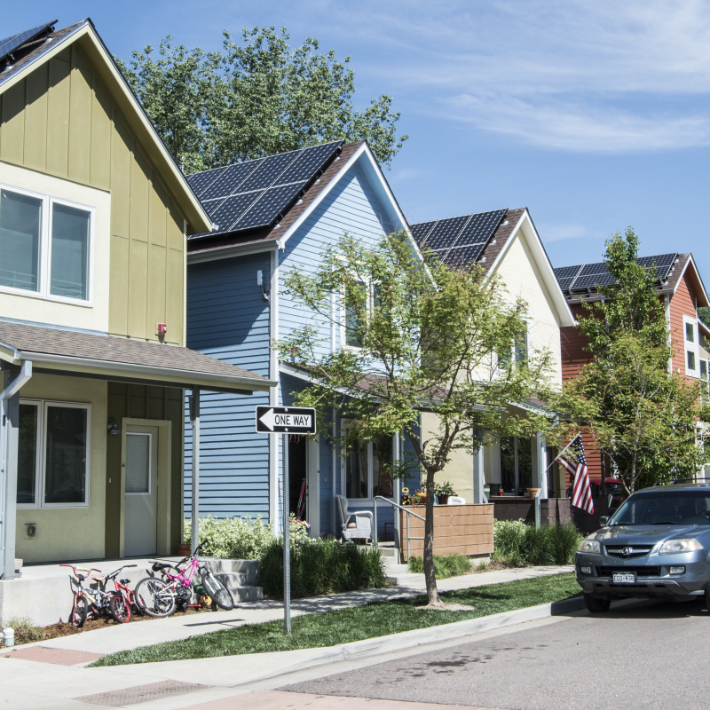 Solar homes in Colorado
