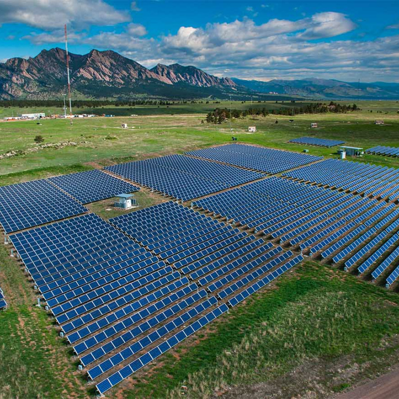 Aerial view of the NWTC in Golden, Colorado.