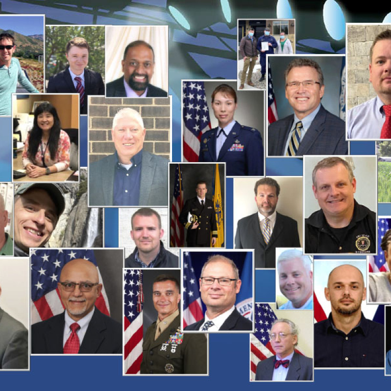 Photos of FEDS Spotlight winners.