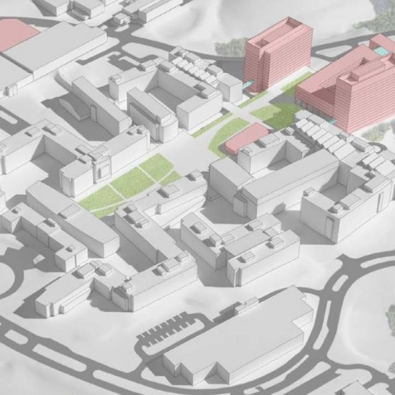 Model of a microgrid from above
