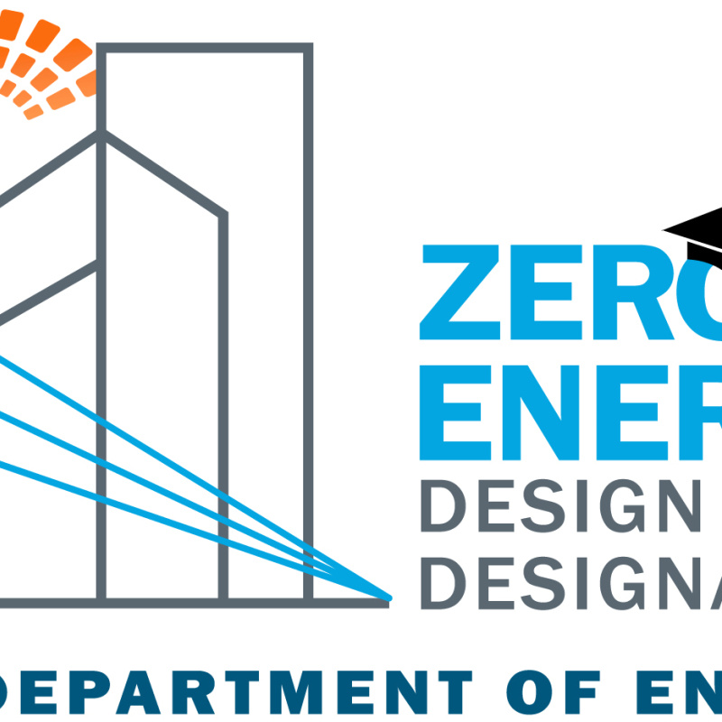 Zero Energy Design Designation Program logo in horizontal format.