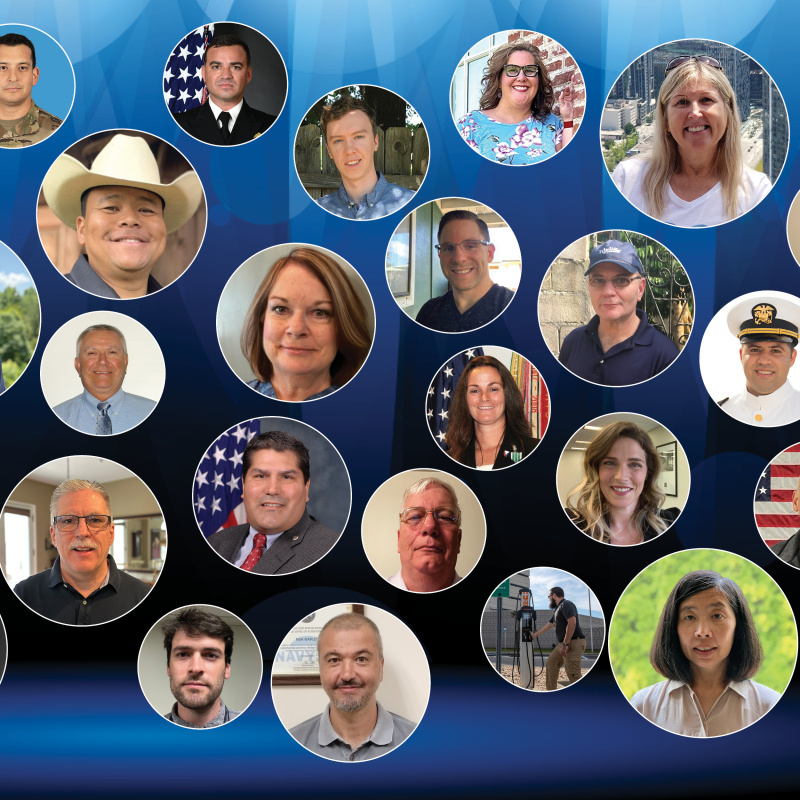 A collage of headshots from the 2023 FEDS Spotlight honorees.