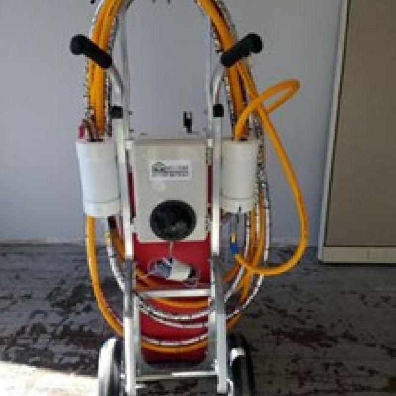 Machine used for pinhole insulation