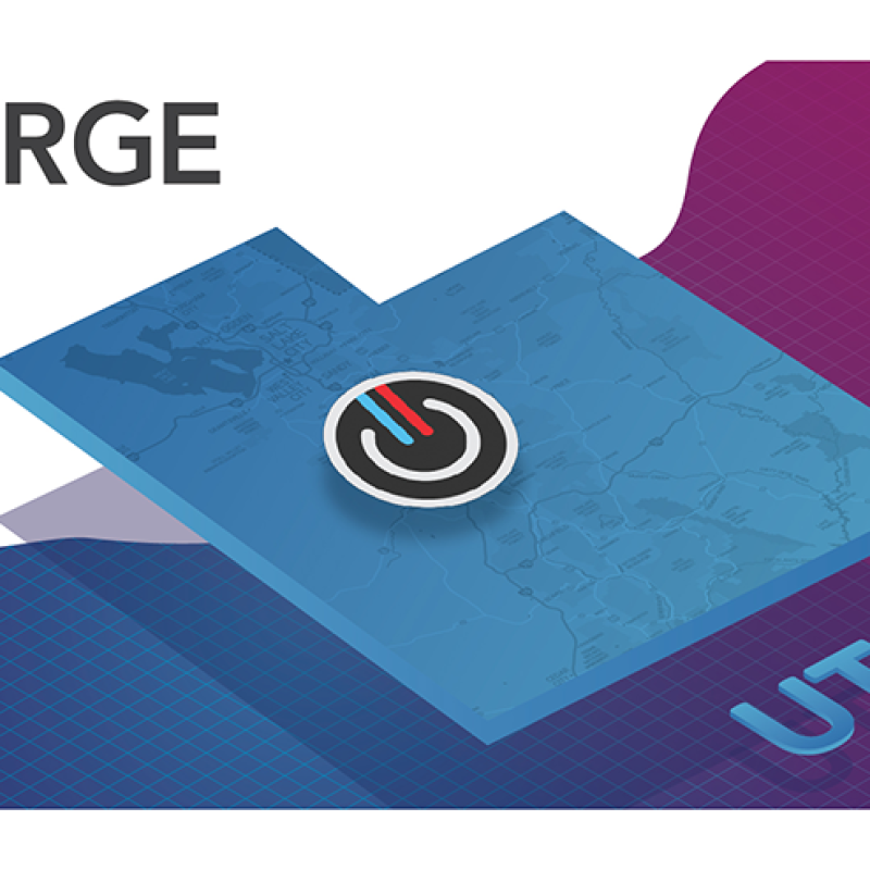 FORGE | U.S. Department of Energy | Utah. Under this text is an illustration of the state of Utah with the FORGE icon over the location of the Utah FORGE site.
