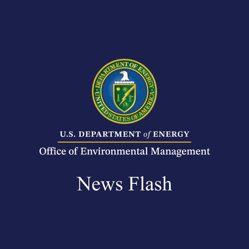 News Flash with DOE EM Logo