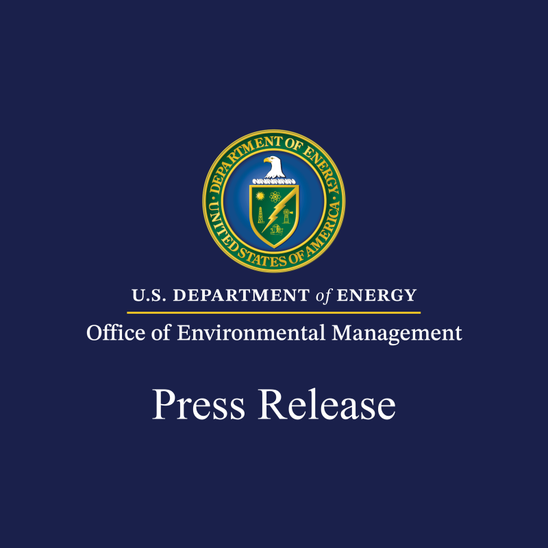 DOE EM logo with Press Release