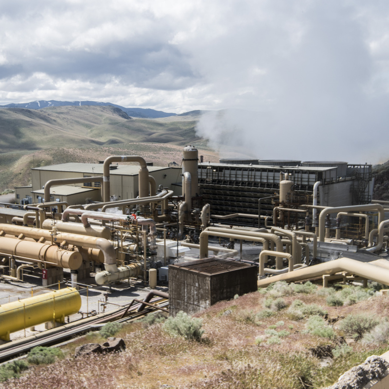 a geothermal powerplant 