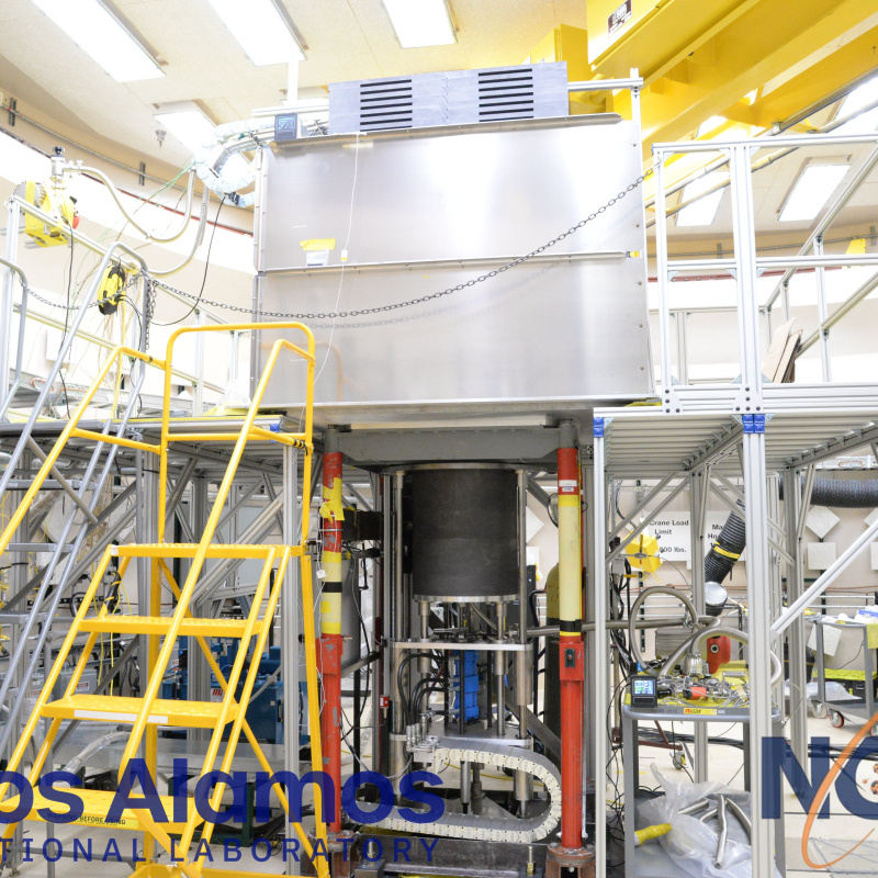 Photo of a test reactor prototype