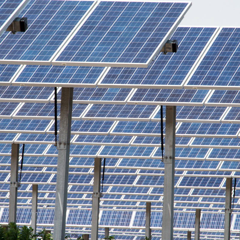 utility scale photovoltaic solar power plant 