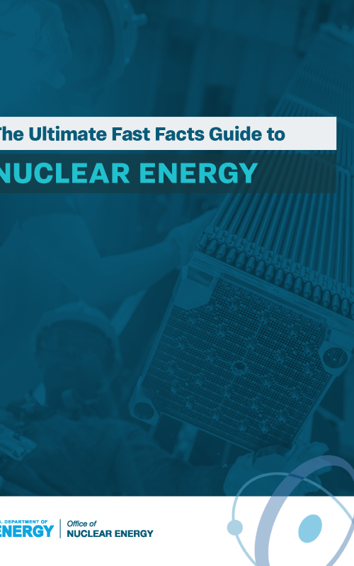 Guide cover with the title "The Ultimate Fast Facts Guide to Nuclear Energy."