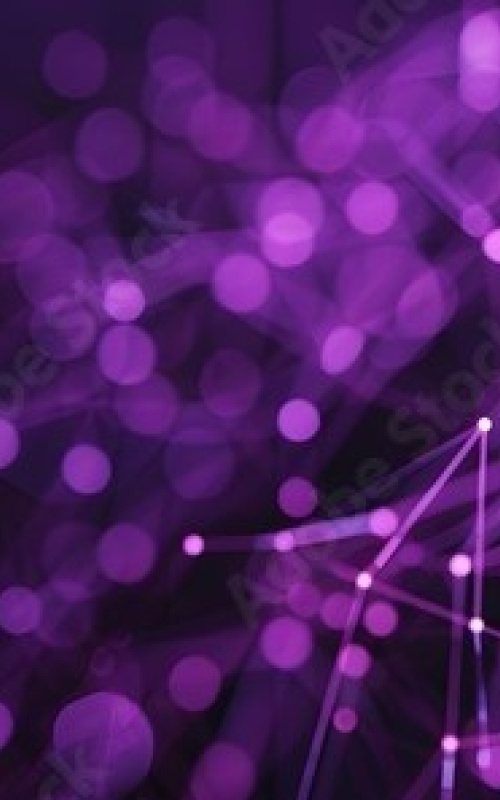 Purple nodes in a web