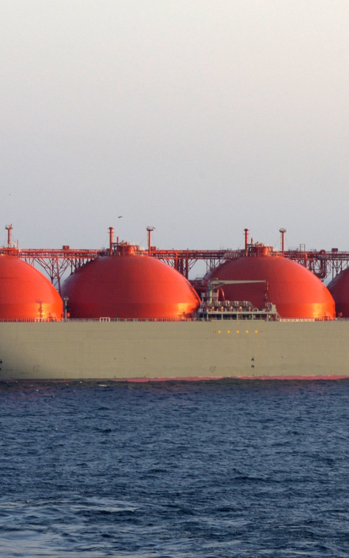 LNG tanker stock image