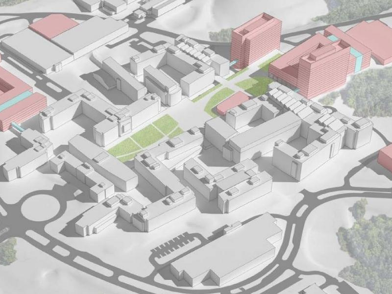 Model of a microgrid from above