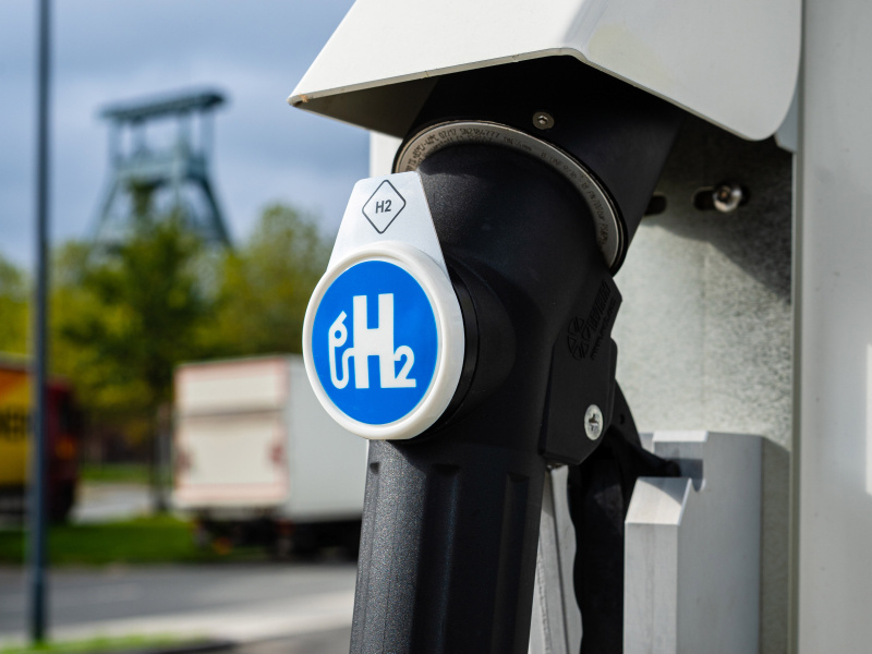 Rendering of a clean hydrogen fuel pump 