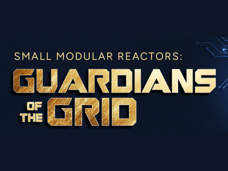 words that read small modular reactors guardians of the grid.