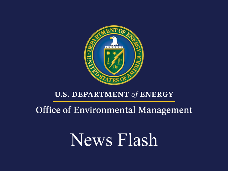 News Flash with DOE EM Logo