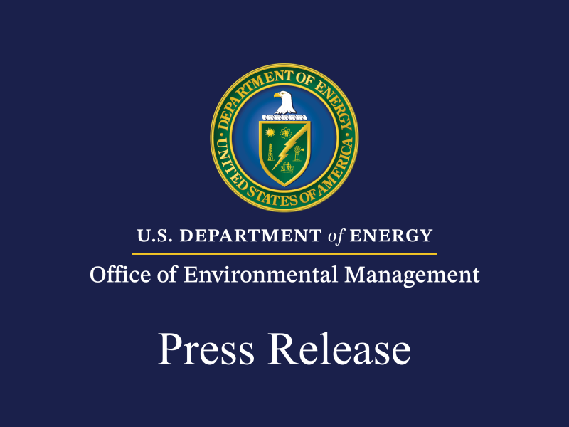 DOE EM logo with Press Release