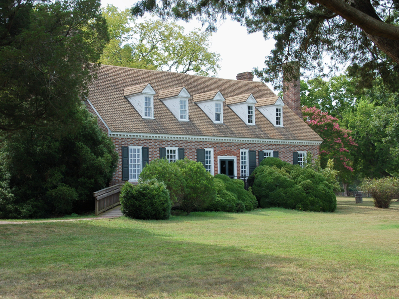 Memorial house constructed near where the original Washington house stood. Photo credit: National Park Service