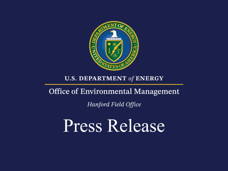 A graphic showing the Hanford Site logo