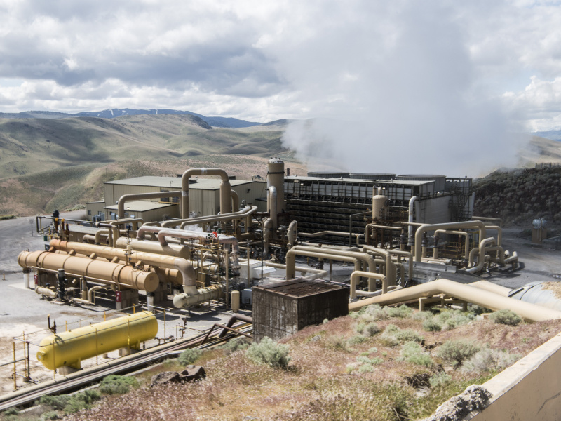 a geothermal powerplant 