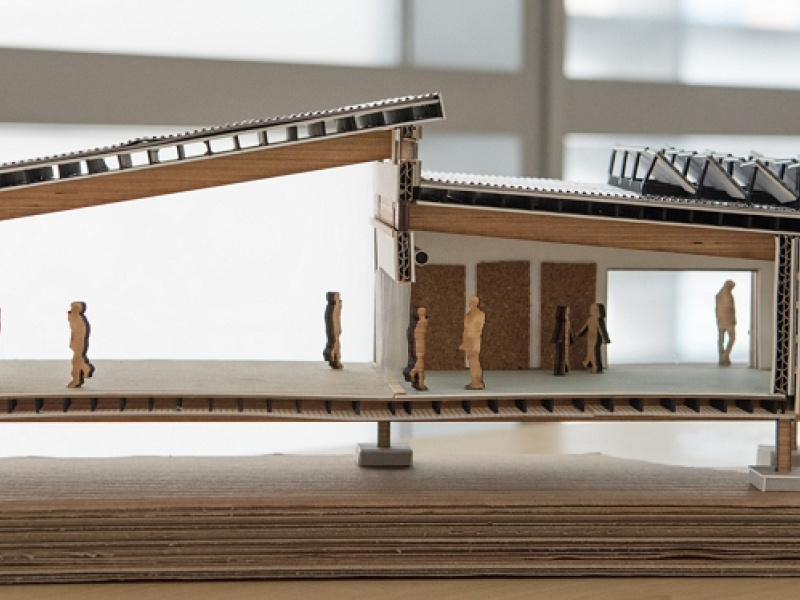 a model of a building