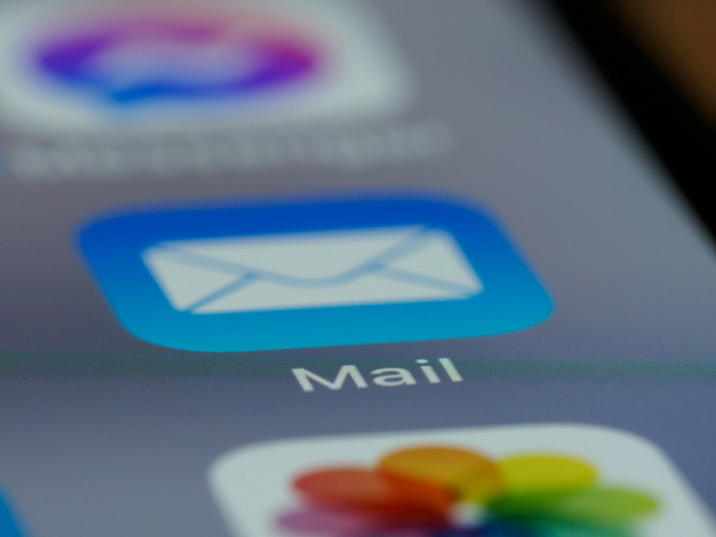 Image of email app on phone. Photo by Brett Jordan on Unsplash