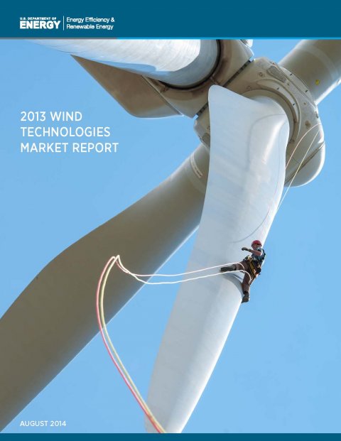 Image related to 2013 Wind Technologies Market Report Cover