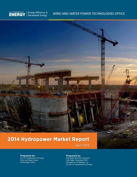 Cover of the 2014 Hydropower Market Report