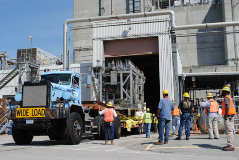 Melter 3 arrives at the Defense Waste Processing Facility. 