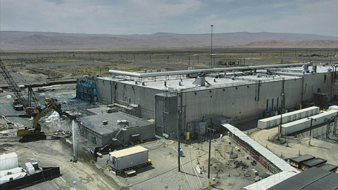 Hanford Site workers recently tore down the first portion of the Plutonium Finishing Plant complex’s Main Processing Facility. 